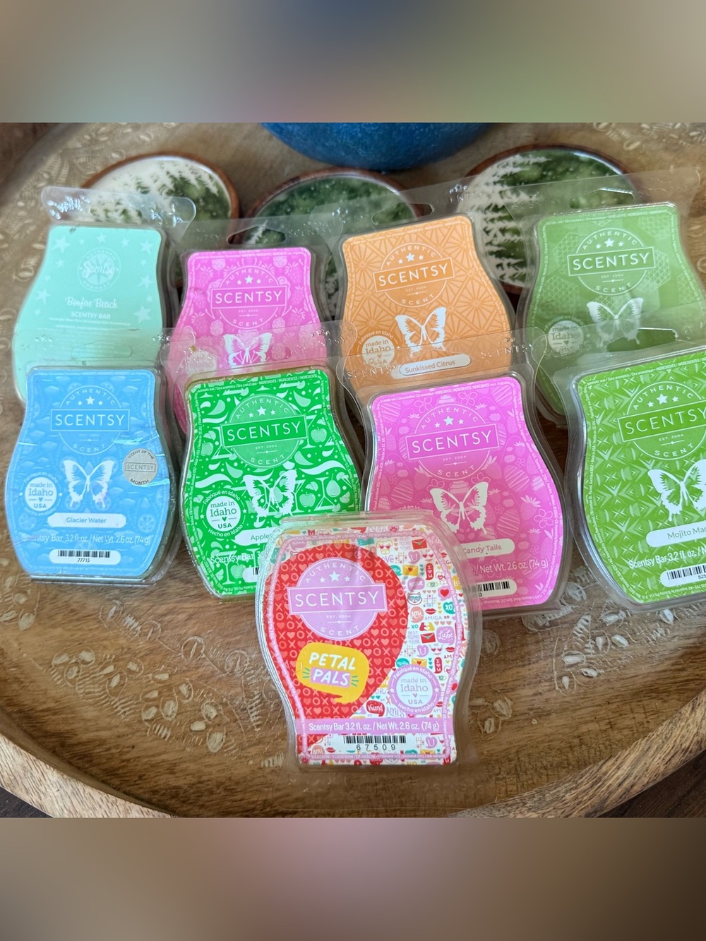 9 Scentsy Wax Melts New Candles Fragrance Made In USA
Mojito Mambo
Bonfire Beach